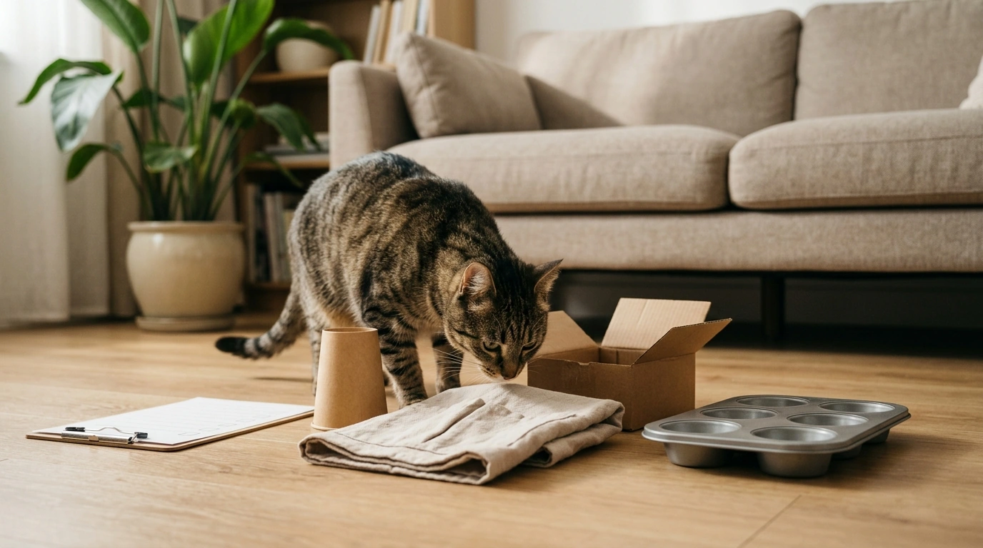 Printable Cat Scent Games Checklist for Indoor Cats