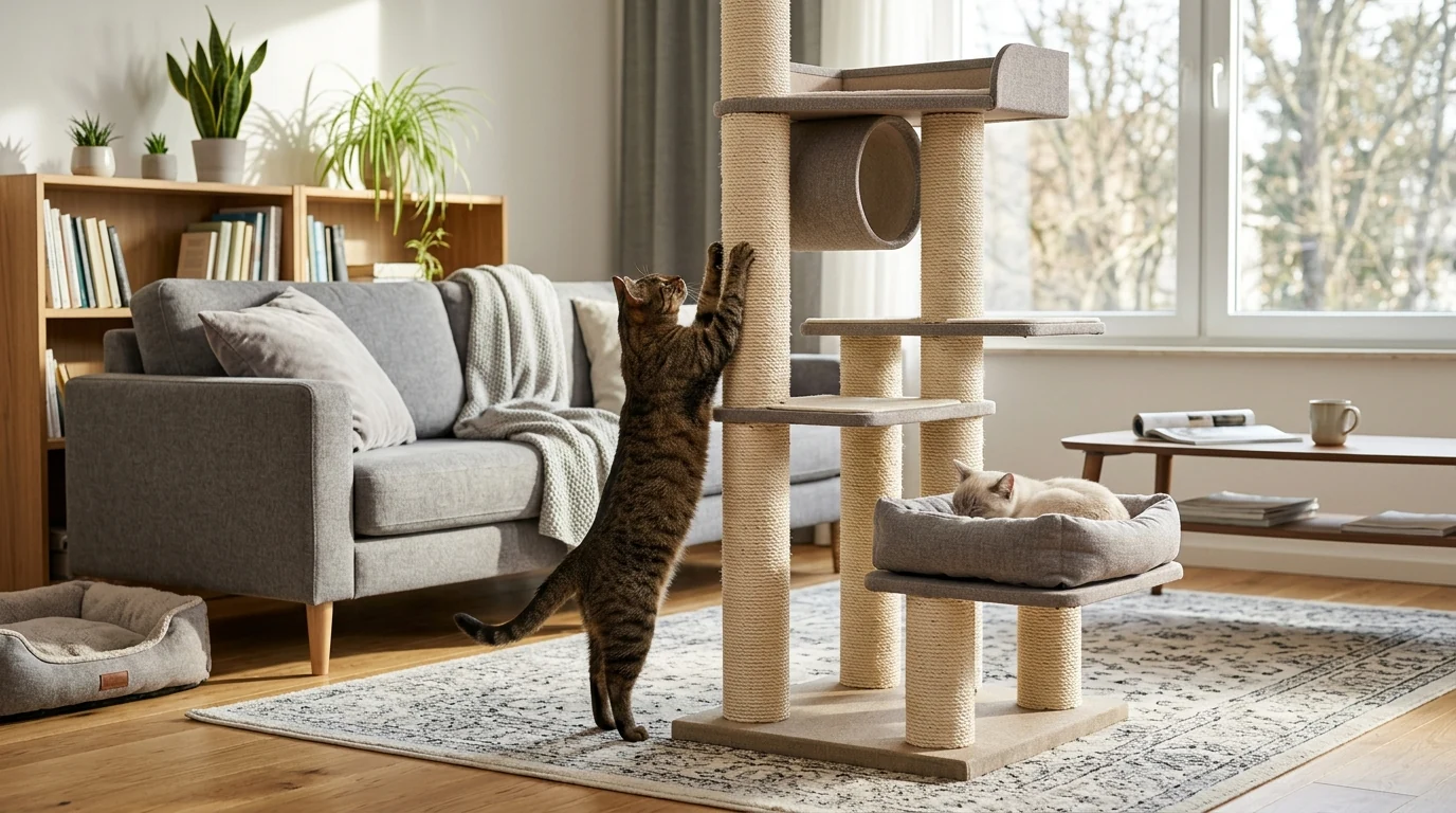 Cat Scratching Post & Climbing Frame: Choose & Place It