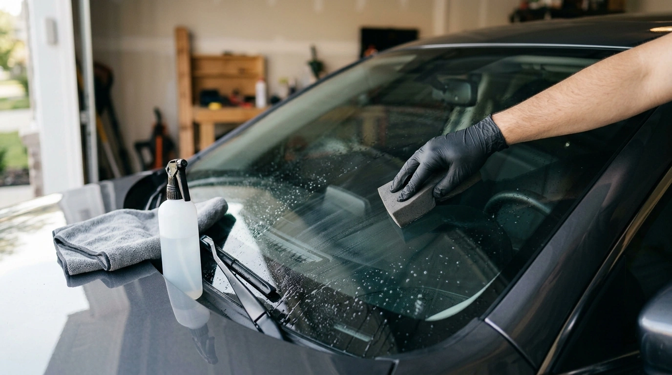 Clay Sponge for Car Glass: Fast Decon & Prep