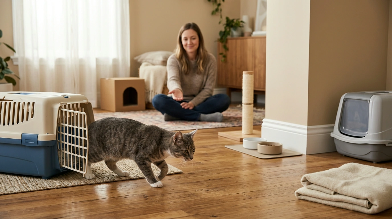 New Cat First Day Checklist: Calm, Safe First 24 Hours