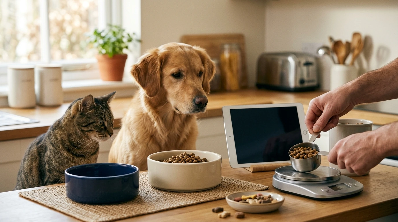 Portion Control for Dogs & Cats: A Simple Feeding Routine