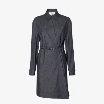 How to Style Fendi’s Light Chambray Asymmetrical Dress