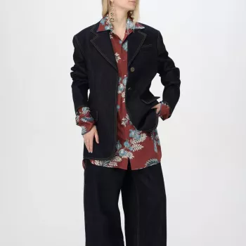 How to Style Etro’s Sheer Oversized Floral Shirt